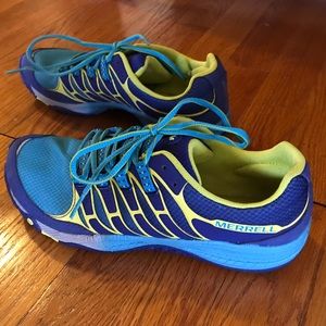 Merrell All Out Fuse Trail Running Shoes- Like new